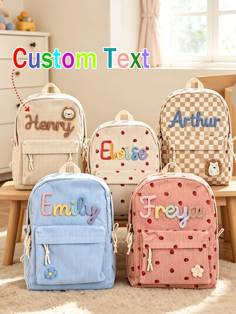 Embroidery Motif - [Custom] Tas Ransel Kembali ke Sekolah