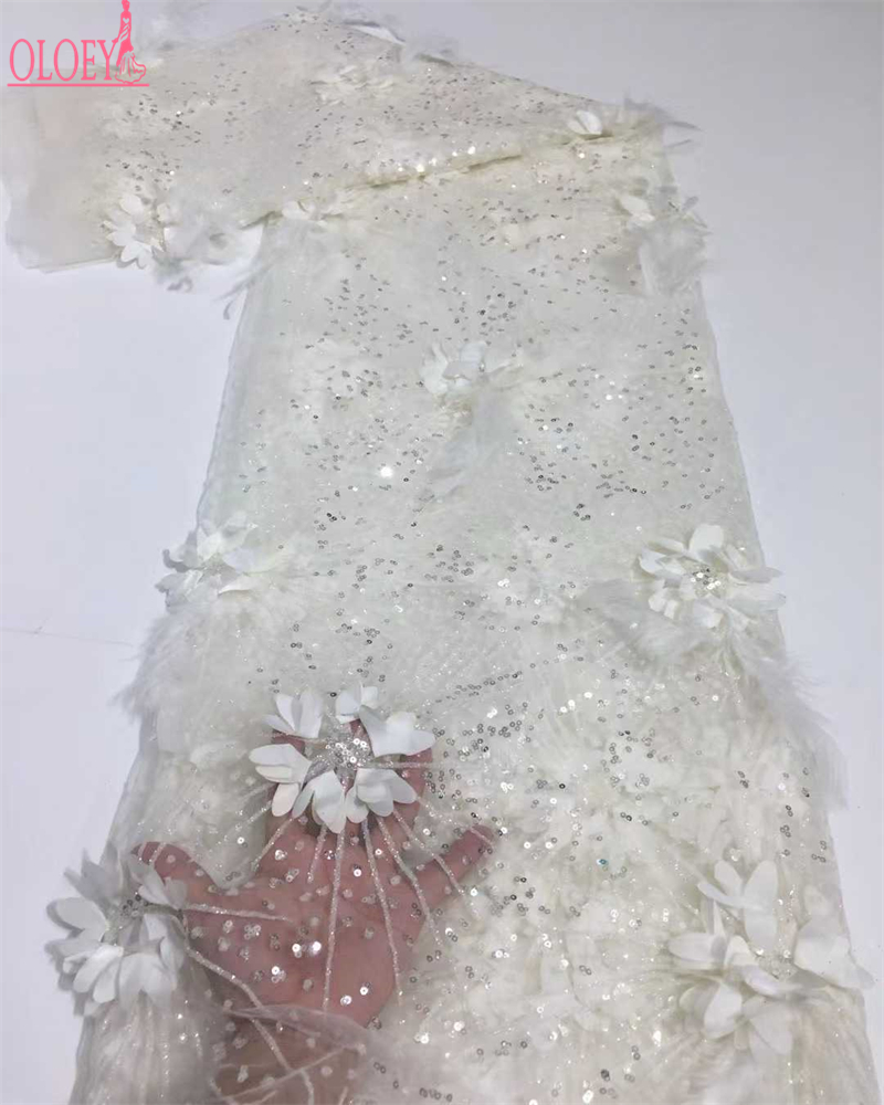 Embroidery Design 3D - Gaun Pengantin Bordir Bunga 3D Berkualitas