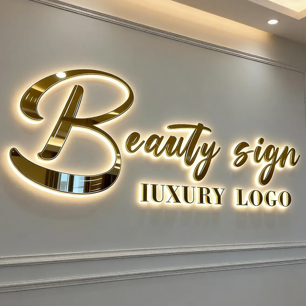 Embroidery Writing - Papan Nama Bisnis 3D Custom dengan