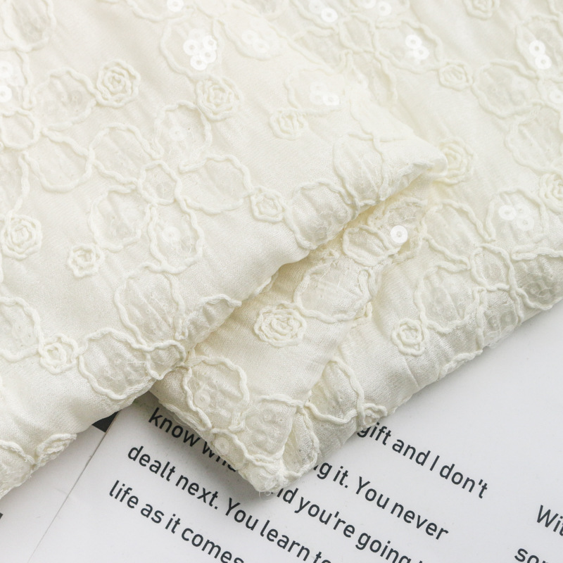 Kain jacquard bunga bordir tal - Embroidery Design 3D ulasan dan harga