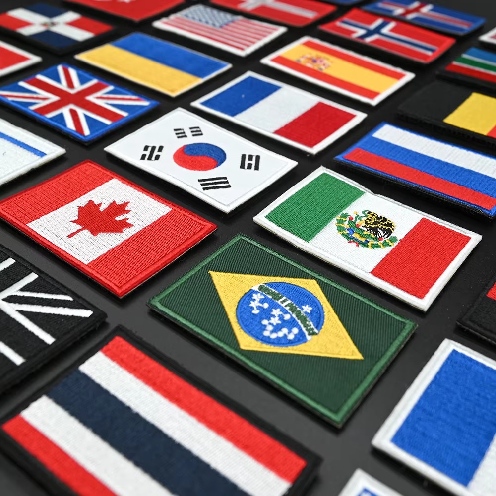 Patch Bendera Bordir AS Inggri - Embroidery In Australia ulasan dan harga