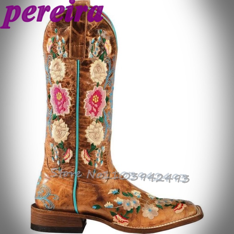 Sepatu Bot Bunga Bordir Botas  - Embroidery Flower ulasan dan harga