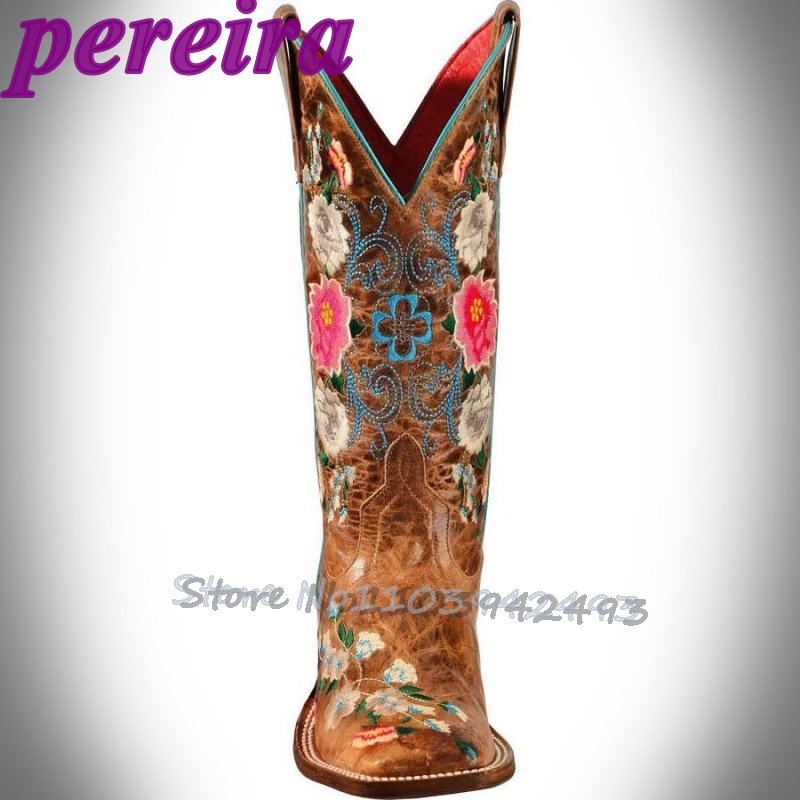 Sepatu Bot Bunga Bordir Botas  - Embroidery Flower ulasan dan harga