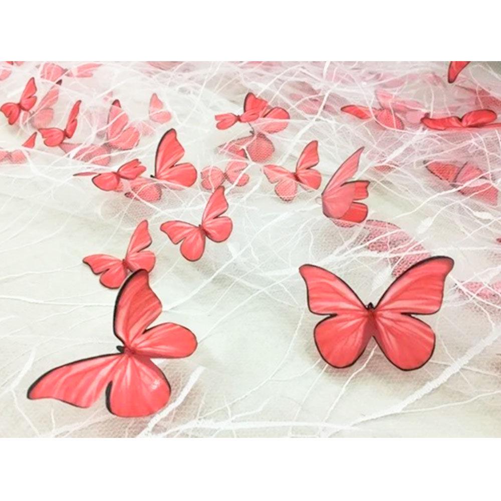 Kain jala renda bunga kupu-kup - Embroidery Design 3D ulasan dan harga
