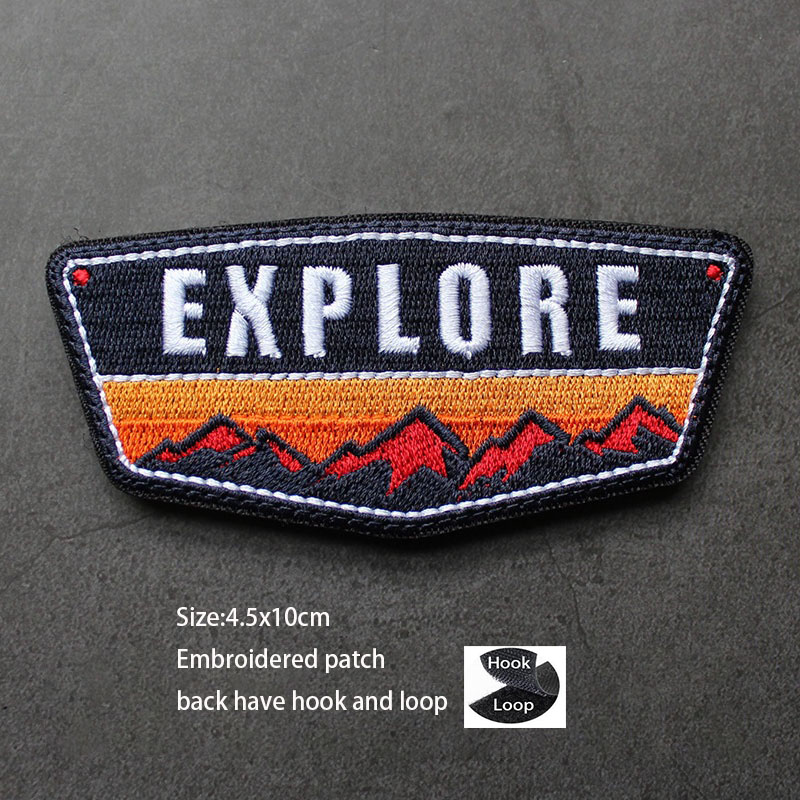 Stiker mobil Travel Off-Road b - Embroidery Design 3D ulasan dan harga