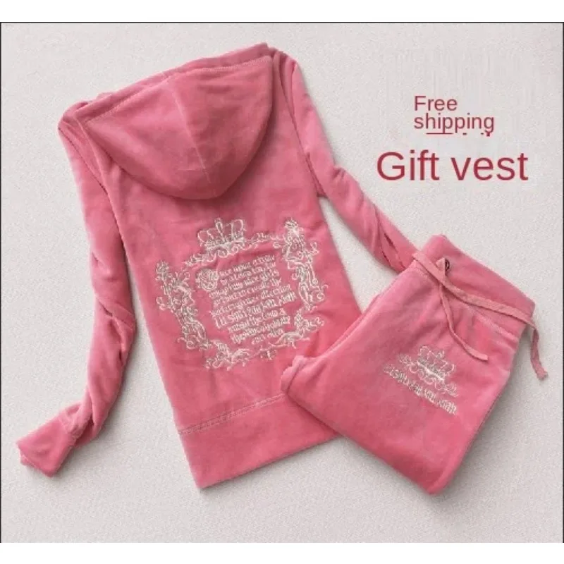 JC Tracksuit wanita beludru me - Embroidery Motif ulasan dan harga