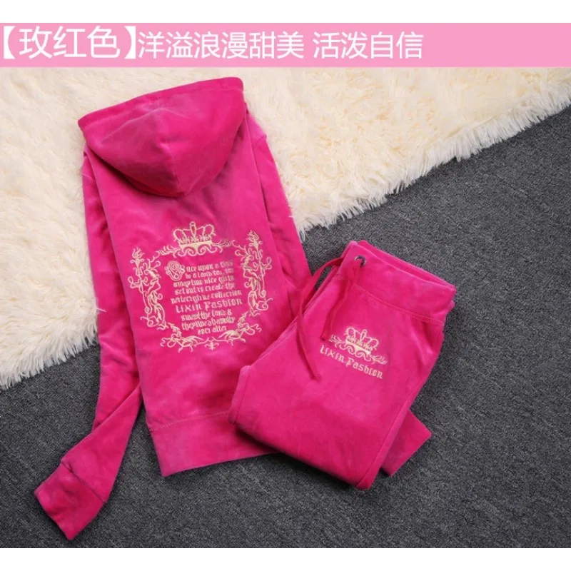 JC Tracksuit wanita beludru me - Embroidery Motif ulasan dan harga