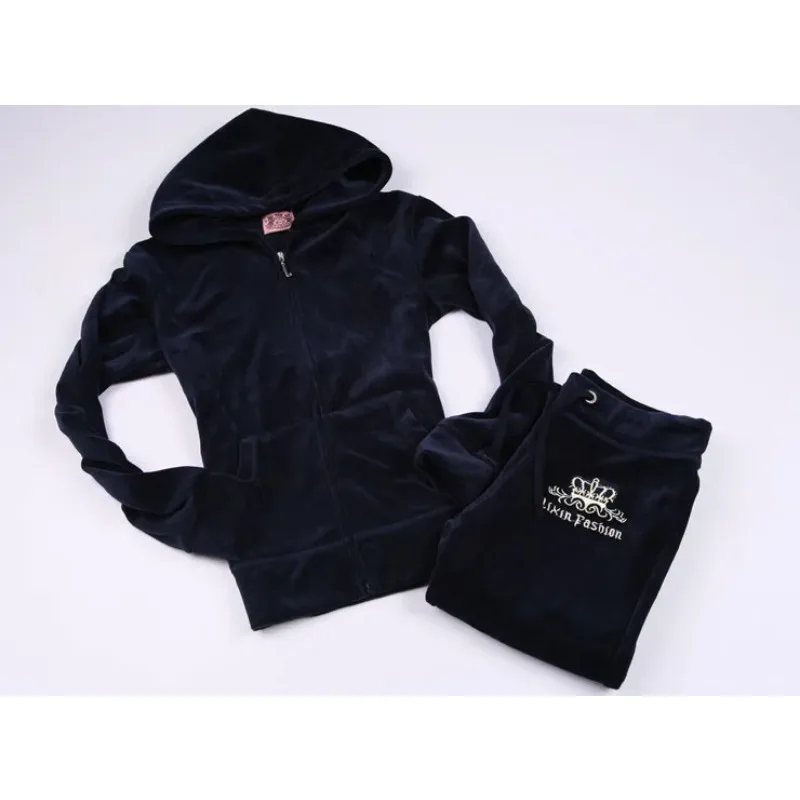 JC Tracksuit wanita beludru me - Embroidery Motif ulasan dan harga
