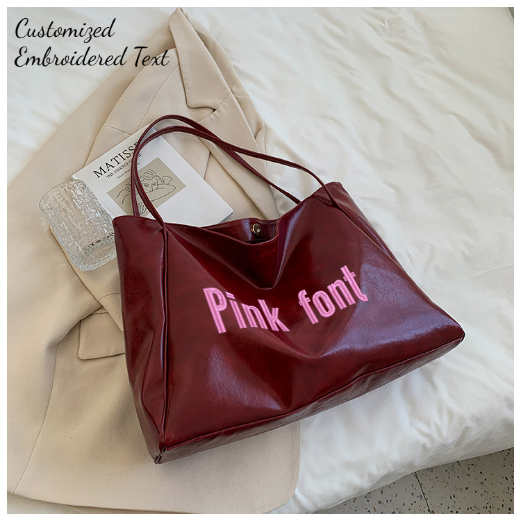 Tas Tote Besar Wanita dengan B - Embroidery Workshop ulasan dan harga
