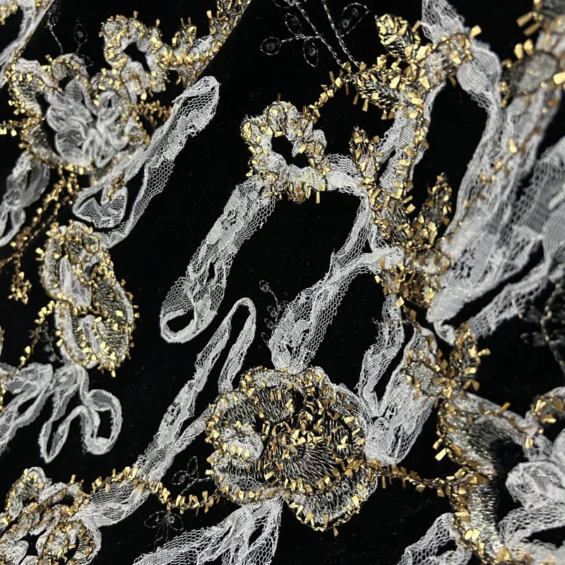 Kain beludru bordir 3D mewah b - Embroidery Design 3D ulasan dan harga