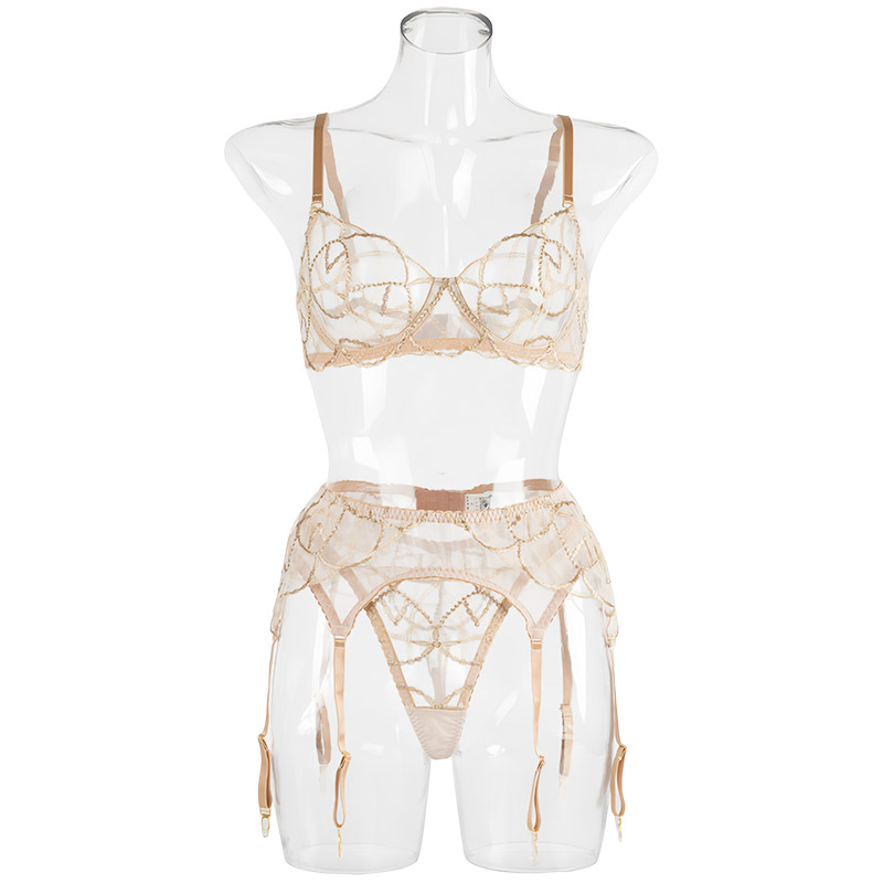 Paket Lingerie Seksi Wanita, P - Embroidery Ring ulasan dan harga