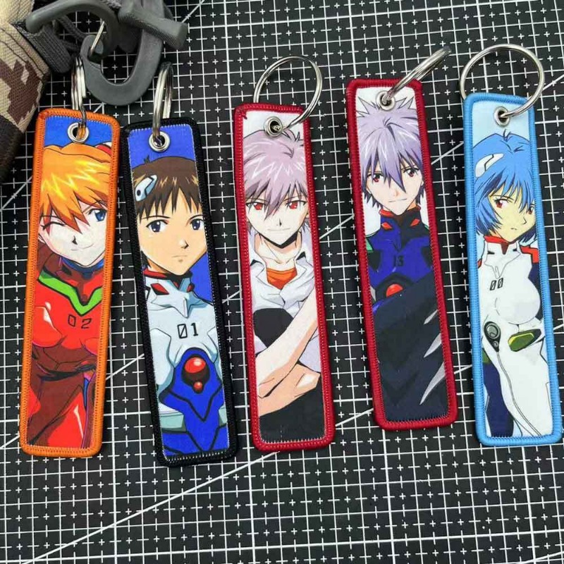 Gantungan kunci Anime Evangeli - Embroidery Ring ulasan dan harga