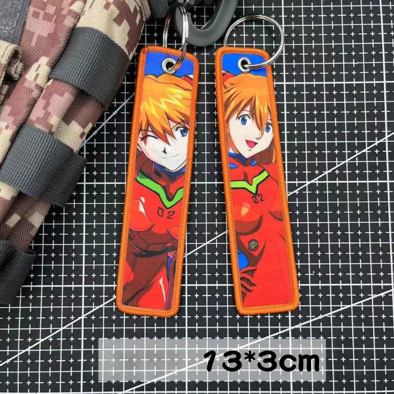 Gantungan kunci Anime Evangeli - Embroidery Ring ulasan dan harga