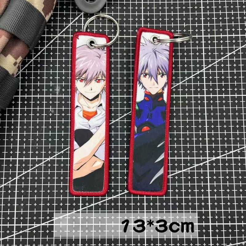 Gantungan kunci Anime Evangeli - Embroidery Ring ulasan dan harga