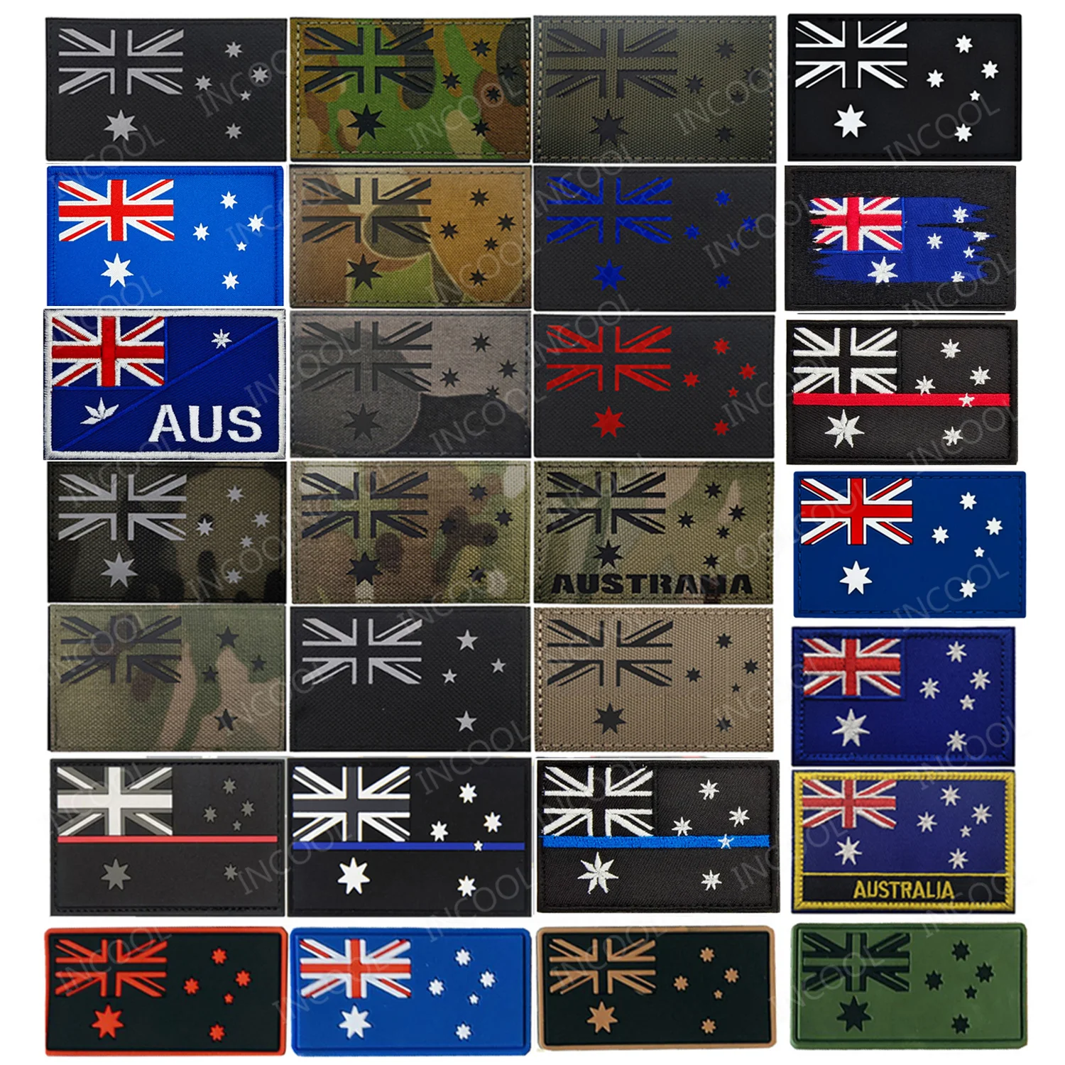 Bendera Australia IR tambalan  - Embroidery In Australia ulasan dan harga