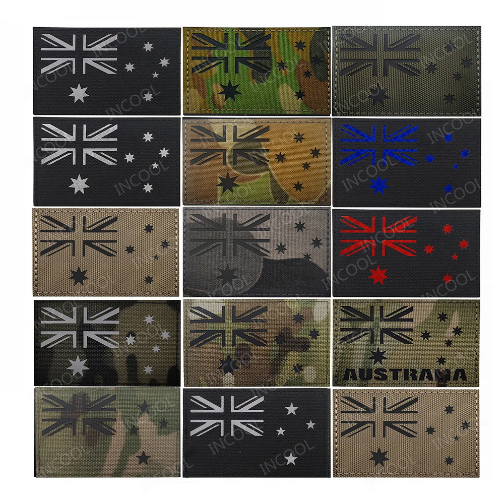 Bendera Australia IR tambalan  - Embroidery In Australia ulasan dan harga