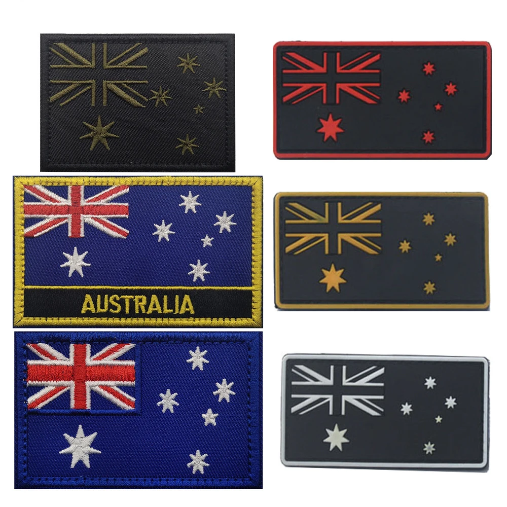 Bendera Australia IR tambalan  - Embroidery In Australia ulasan dan harga