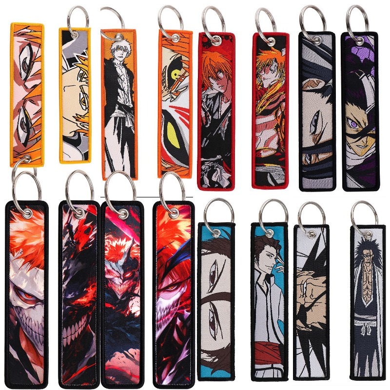 Gantungan Kunci Anime BLEACH B - Embroidery Ring ulasan dan harga