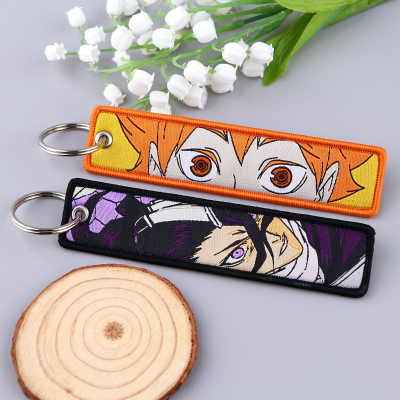 Gantungan Kunci Anime BLEACH B - Embroidery Ring ulasan dan harga