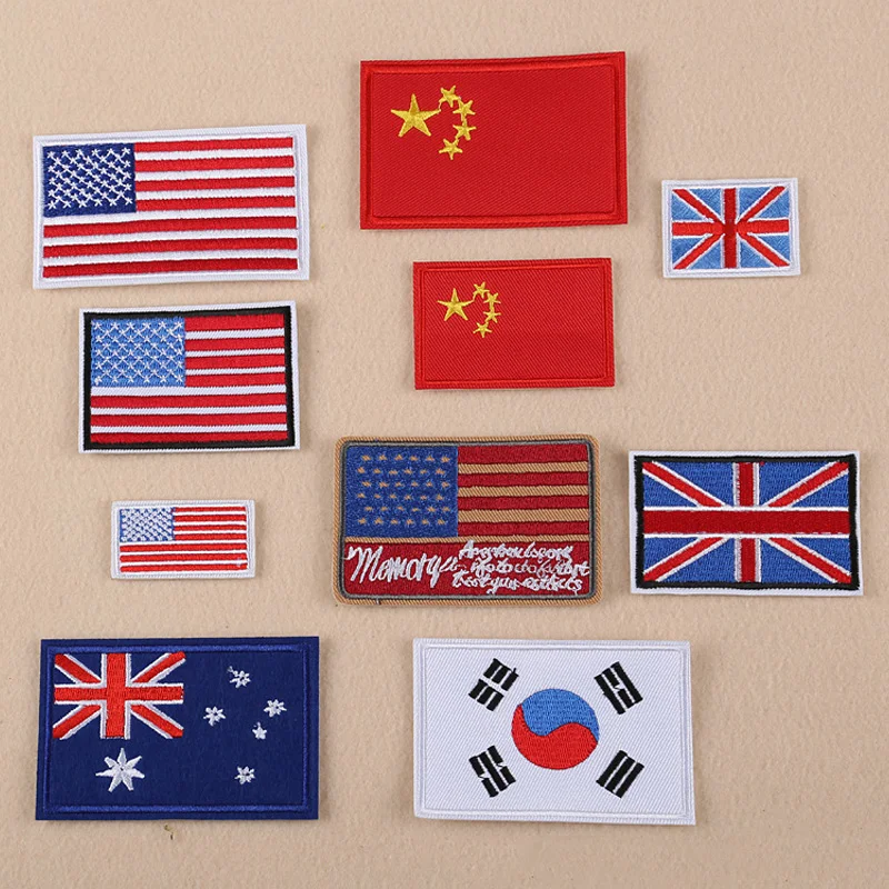 Kami Australia China Bendera I - Embroidery In Australia ulasan dan harga