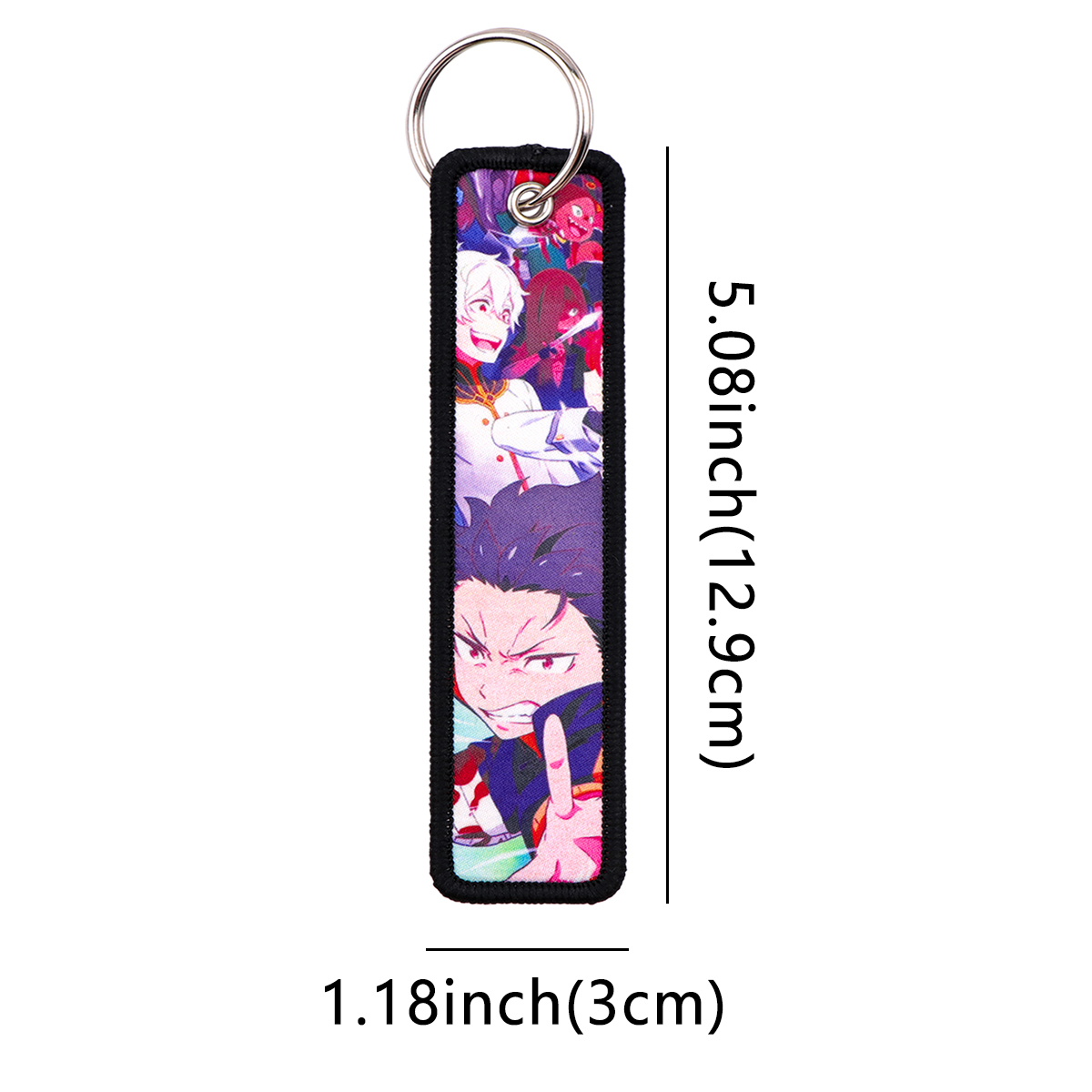 1PCS Gantungan Kunci Anime Jep - Embroidery Ring ulasan dan harga