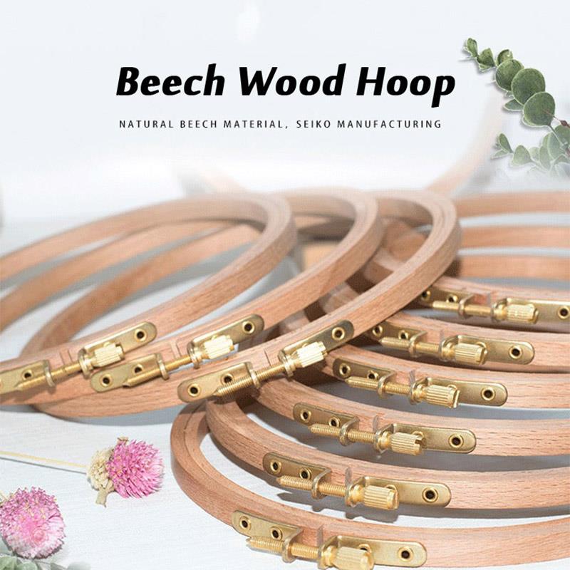 1 Buah Tempat Cincin Lingkaran - Embroidery Ring ulasan dan harga