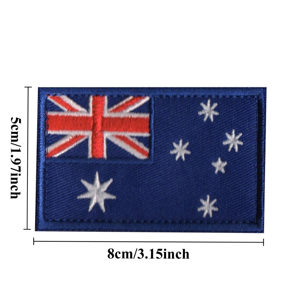 8*5cm Bendera Selandia Baru Au - Embroidery In Australia ulasan dan harga
