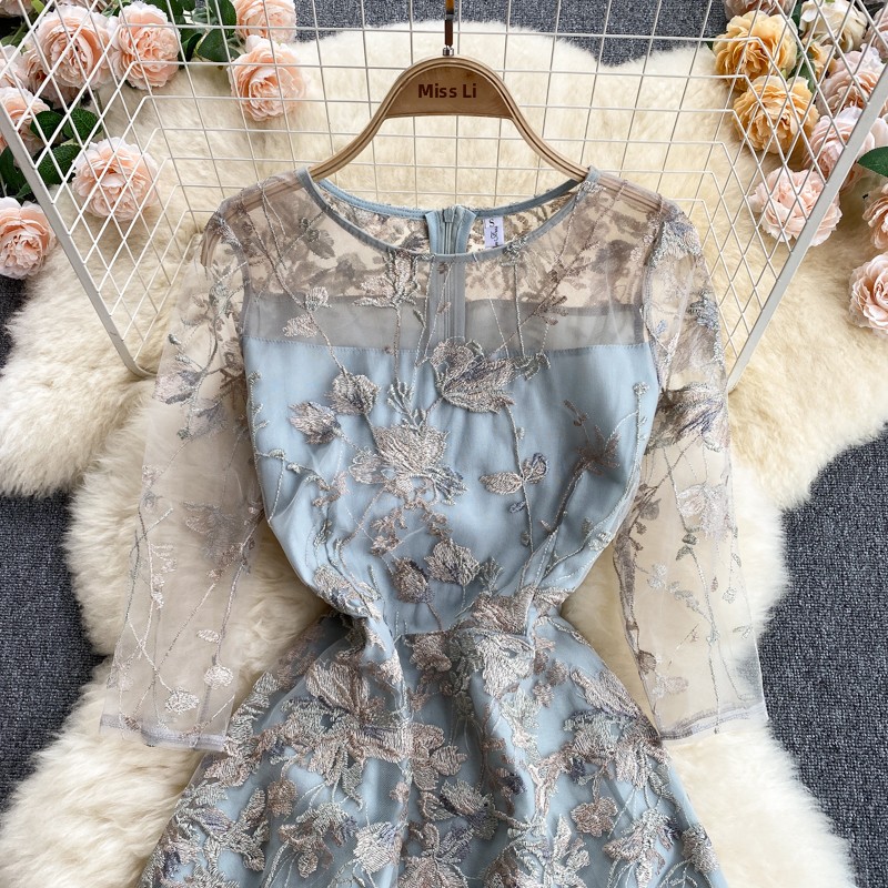 Gaun Bordir Ele Model Dr Court - Embroidery Workshop ulasan dan harga