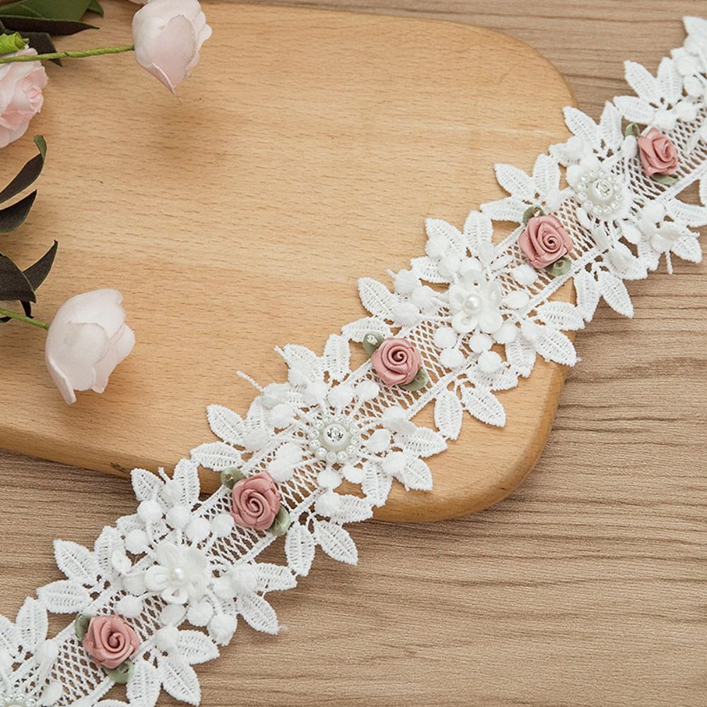 Renda Bordir Bunga 3D, Bahan R - Embroidery Design 3D ulasan dan harga