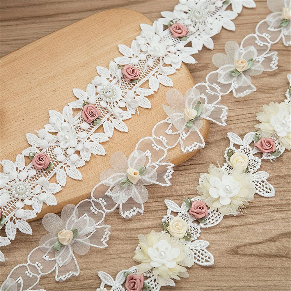 Renda Bordir Bunga 3D, Bahan R - Embroidery Design 3D ulasan dan harga