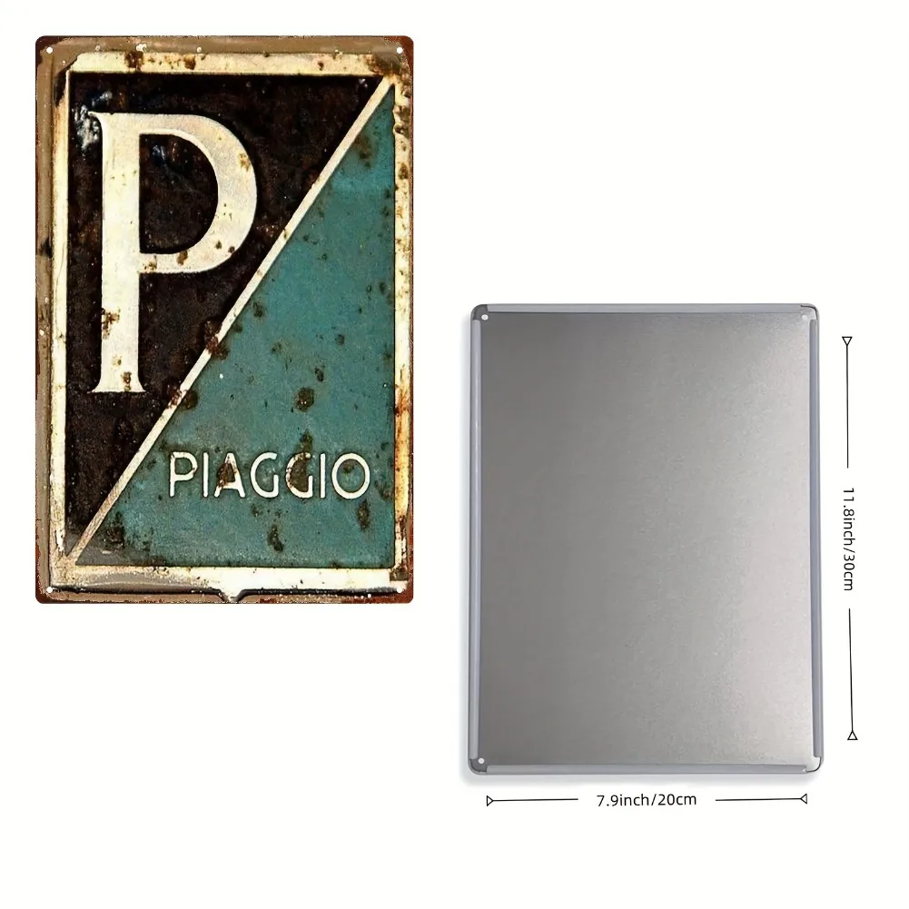 Plakat Logam 2D Flat - Vintage - Embroidery Writing ulasan dan harga
