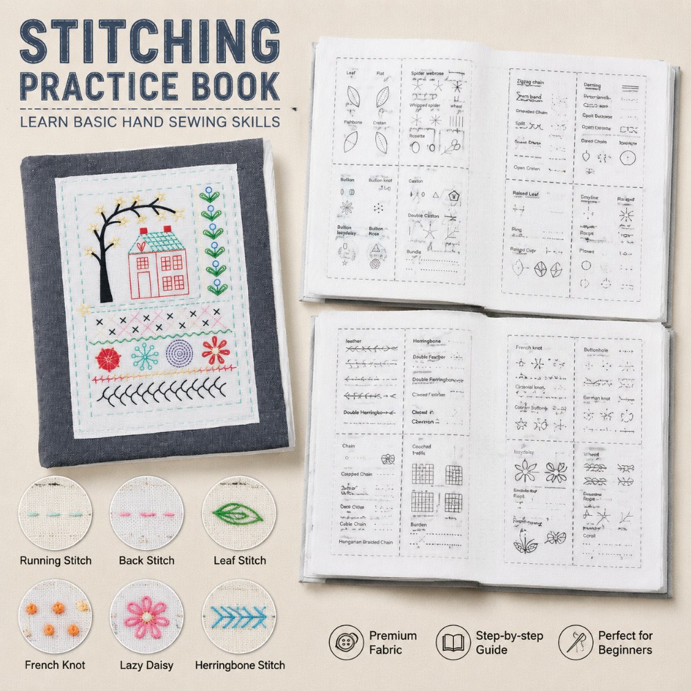 Buku Latihan Jahitan Bordir, B - Embroidery Workshop ulasan dan harga