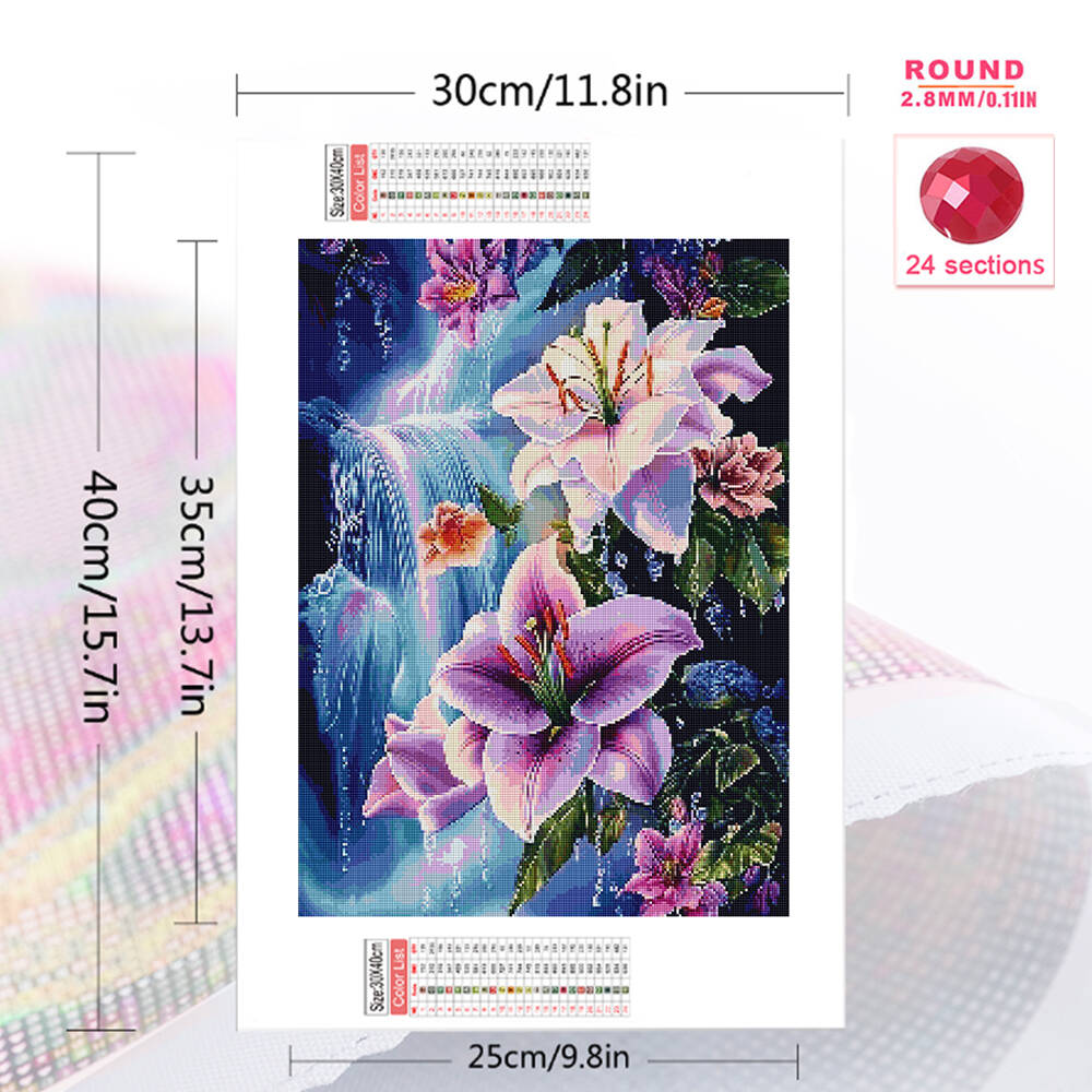 Evershine lukisan berlian cint - Embroidery Flower ulasan dan harga